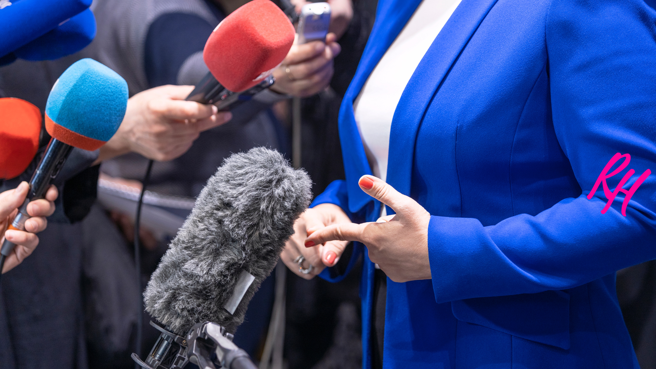 pr team getting interviewed